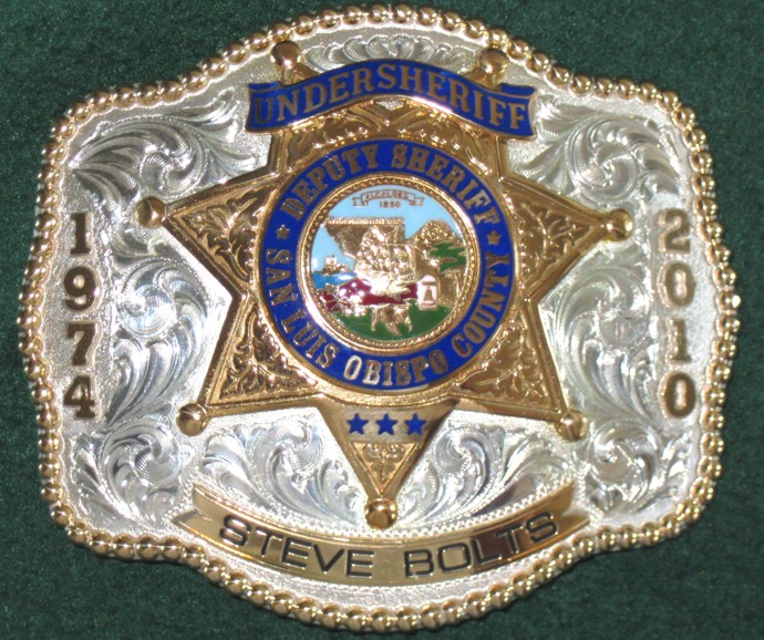 sheriff belt buckle